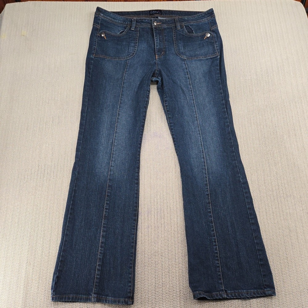 Ashley Judd Jeans Womens 16 38 Waist Blue Denim Bootcut